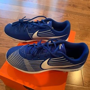 Nike Lunar Hyperdiamond Blue Softball Cleats NEW